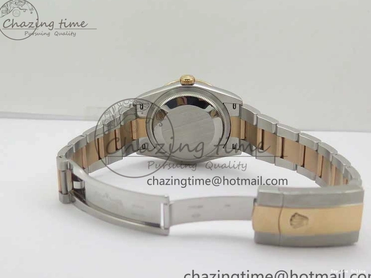 0110 Bold DateJust 36 SS RG 126231 BP Maker 1:1 Best Edition Gray Roman Dial on Oyster Bracelet 2513